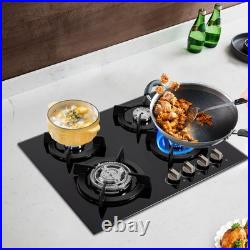 Gas Cooktop Stove Top 4 Burners NG/LPG Built-in Kitchen Gas Stove Tempered Glass Gas Cooktop Stove Top 4 Burners NG/LPG Built-in Kitchen Gas Stove Tempered Glass