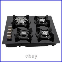 Gas Cooktop Stove Top 4 Burners NG/LPG Built-in Kitchen Gas Stove Tempered Glass Gas Cooktop Stove Top 4 Burners NG/LPG Built-in Kitchen Gas Stove Tempered Glass