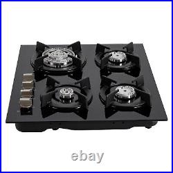 Gas Cooktop Stove Top 4 Burners NG/LPG Built-in Kitchen Gas Stove Tempered Glass Gas Cooktop Stove Top 4 Burners NG/LPG Built-in Kitchen Gas Stove Tempered Glass