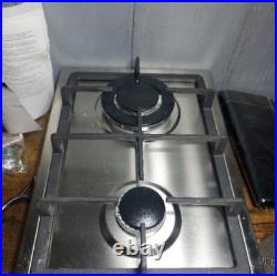 Gas Cooktop12Inch, Built in Gas Cooktop 2 Burners Stainless Steel Stove with N