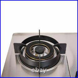 Gas Cooktops 28 Built-in Stainless Steel Propane Gas Stove Cooktop 2 Burner