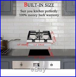Gasland Chef GH30SF 12'' Two burner Gas Stove Top, Stainless Steel, Brand NEW