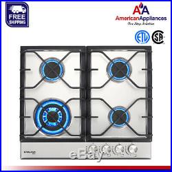 Gasland Chef GH60SF Built-in Gas Stove Top 24'' With 4 Sealed Burners