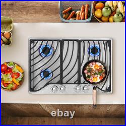 Gasland chef 30 in. Built-in Gas Cooktop with 4 Burners Stainless Steel Stove Top
