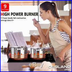 Gasland chef IH30BF Built-in Induction Cooktop, 12''Electric Stove With 2 Burners