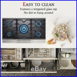GaslandChef GH90BF 34''Built-in Gas Stove Top with 5 Sealed Burners