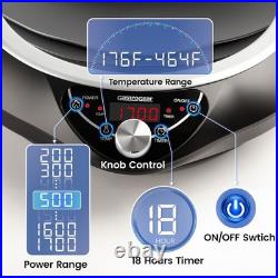 GastroGear 1700W 100V185V Induction Cooktop Wok Burner Elec Stove ETL-Certified