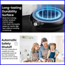 GastroGear 1700W 100V185V Induction Cooktop Wok Burner Elec Stove ETL-Certified