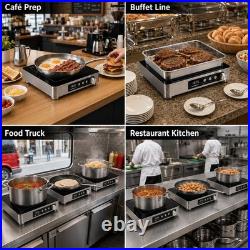 GastroGear 1800W 100V~185V Induction Cooktop 11.4 Coil Electric Stove Hot Plate