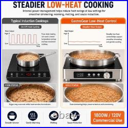 GastroGear 1800W 100V~185V Induction Cooktop 11.4 Coil Electric Stove Hot Plate GastroGear 1800W 100V~185V Induction Cooktop 11.4 Coil Electric Stove Hot Plate