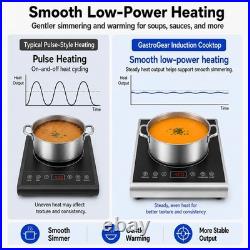 GastroGear 1800W 100V~185V Induction Cooktop With 24H Timer