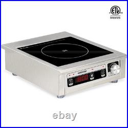 GastroGear 1800W 100V185V Commercial Induction Cooktop Electric Stove Burner