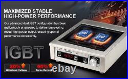 GastroGear 1800W 100V185V Commercial Induction Cooktop Electric Stove Burner