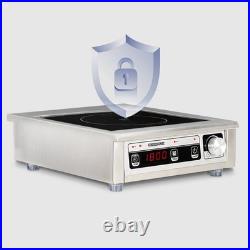 GastroGear 1800W 100V185V Commercial Induction Cooktop Electric Stove Burner