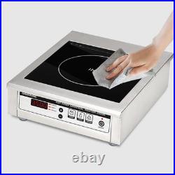 GastroGear 3500W 220V Commercial Induction Cooktop Electric Stove Burner Plate