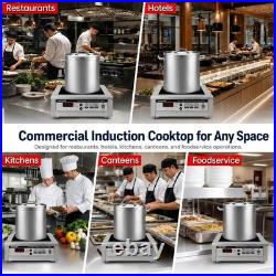 GastroGear 3500W 220V Commercial Induction Cooktop induction Stove Burner Plate