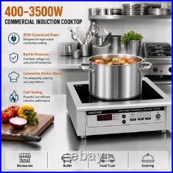 GastroGear 3500W 220V Commercial Induction Cooktop induction Stove Burner Plate