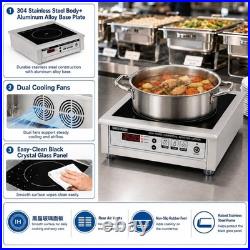 GastroGear 3500W 220V Commercial Induction Cooktop induction Stove Burner Plate