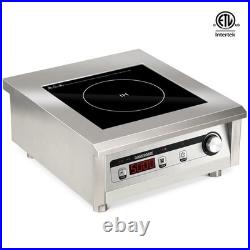 GastroGear 5000W 190275V Induction Cooktop Commercial Electric Stove Burner Pro
