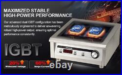 GastroGear 5000W 190275V Induction Cooktop Commercial Electric Stove Burner Pro