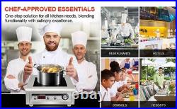 GastroGear 5000W 190275V Induction Cooktop Commercial Electric Stove Burner Pro