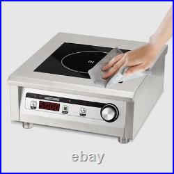 GastroGear 5000W 190275V Induction Cooktop Commercial Electric Stove Burner Pro