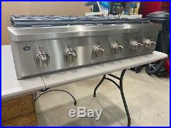 Ge Cafe 36 NEW six burner gas cook top CGU366sehss $1500. Gorgeous, built well