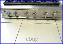 Ge Monogram Zgu36n6h2ss 36 Pro Style Natural Gas Rangetop Cooktop