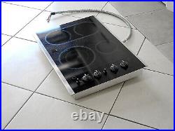 Ge Profile Series Model Jp930s0c1ss 30 Electric Cooktop Black/stainless Trim