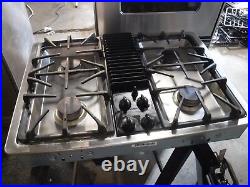 Ge stainless downdraft cooktop jgp9905
