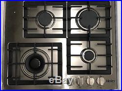 Haier Hcc2430ags 24 4 Burnger Gas Cooktop Stainless
