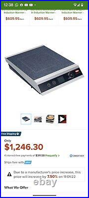 Hatco IRNG-PC1-36 Rapide Cuisine Black High Powered Countertop Induction Range /