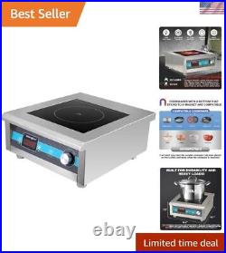 Heavy-Duty 5000W Induction Cooktop with Even Heating Ideal for Commercial Us