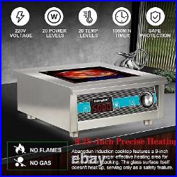 Heavy-Duty 5000W Induction Cooktop with Even Heating Ideal for Commercial Us