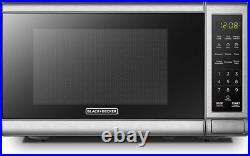 Horno microondasdigital con plato giratorio y puerta con botón pulsador 0,7Cu. Ft