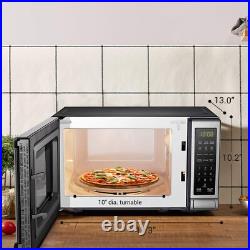 Horno microondasdigital con plato giratorio y puerta con botón pulsador 0,7Cu. Ft