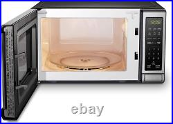 Horno microondasdigital con plato giratorio y puerta con botón pulsador 0,7Cu. Ft