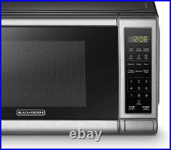 Horno microondasdigital con plato giratorio y puerta con botón pulsador 0,7Cu. Ft