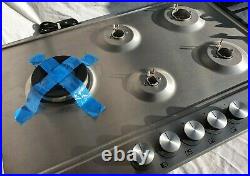 Howdens Lamona Stainless Steel 5 Ring Gas Hob
