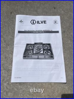 ILVE Professional Plus Stainless Steel Gas Cooktop 90cm/36 Inches 4 Burners