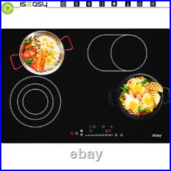 ISEASY Induction/Ceramic Cooktop Touch Control Built-In 2/4/5 Burners Stove Top ISEASY Induction/Ceramic Cooktop Touch Control Built-In 2/4/5 Burners Stove Top