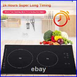 Induction Cooker 2 Burner Cooktop 2200W Digital 2 Burner Electric Cooktop