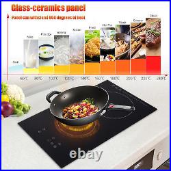 Induction Cooker 2 Burner Cooktop 2200W Digital 2 Burner Electric Cooktop