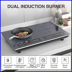 Induction Cooktop 110V Cooktop 24 inch LED Touch Screen Burner Overheat Prote