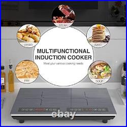 Induction Cooktop 110V Cooktop 24 inch LED Touch Screen Burner Overheat Prote
