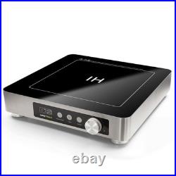 Induction Cooktop 1700W Commercial Large Portable Electric Stove 24h Timer Hob