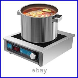 Induction Cooktop 1800W Commercial Electric Stove Burner Hot Plate 18h Timer