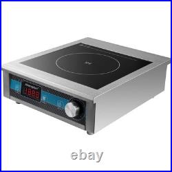 Induction Cooktop 1800W Commercial Electric Stove Burner Hot Plate 18h Timer