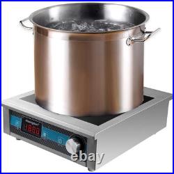 Induction Cooktop 1800W Commercial Electric Stove Burner Hot Plate 18h Timer