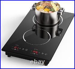Induction Cooktop 2 Burner Electric Stove Top Electric Cooktop Touch Screen 110V